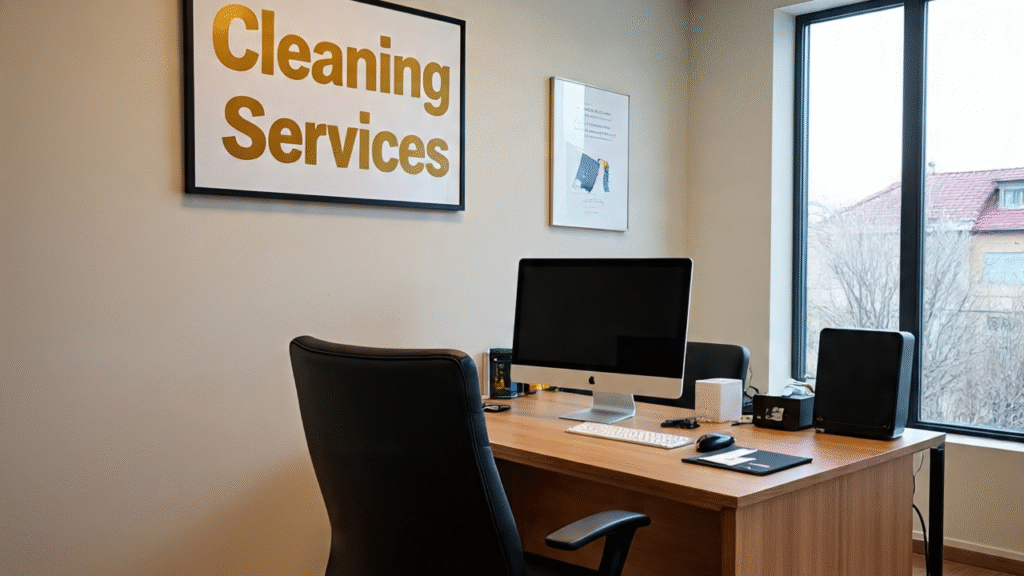 cleaning houses and apartments